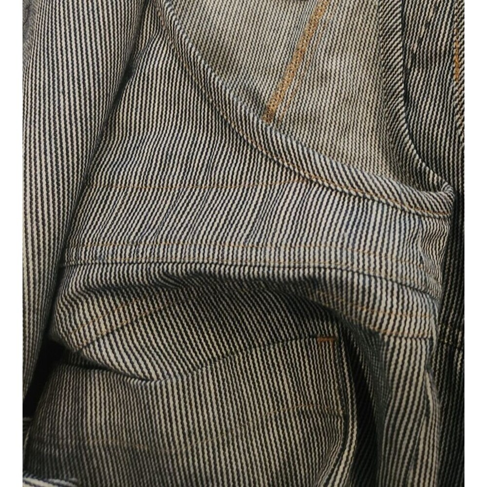 NWT Anthropologie x Sage the Label Mood Ring Striped Denim Overalls Womens Small - Picture 5 of 10